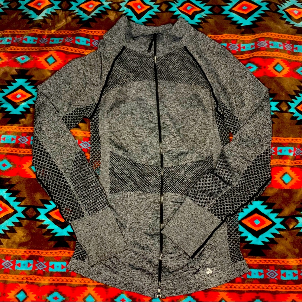 Zip up workout long sleeve